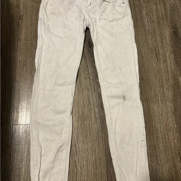 Revolution By Revolt Skinny Jeans Women's Size 3 White Low Rise - Picture 3 of 5